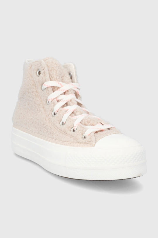 Converse trampki Chuck Taylor All Star Lift beżowy