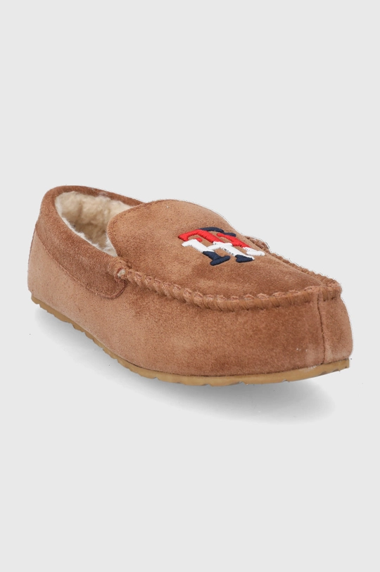 Tommy Hilfiger velúr papucs barna