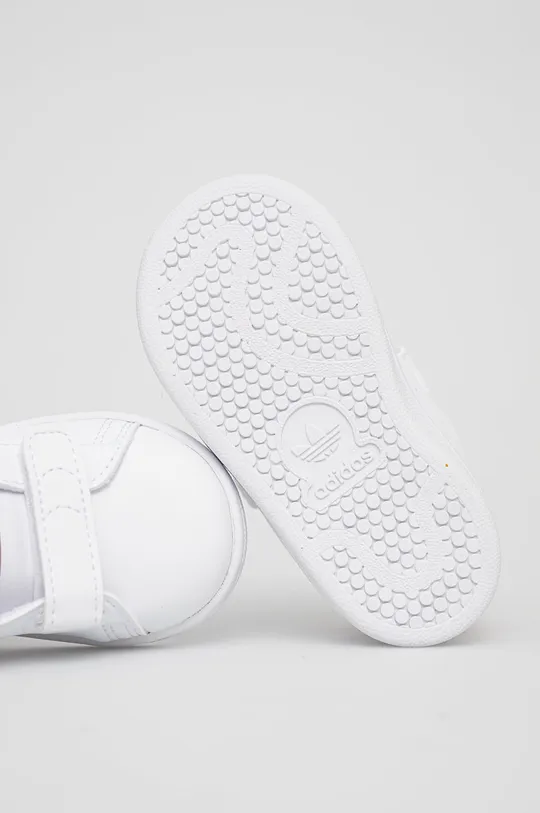 biela Detské topánky adidas Originals Stan Smith CF I FX7538
