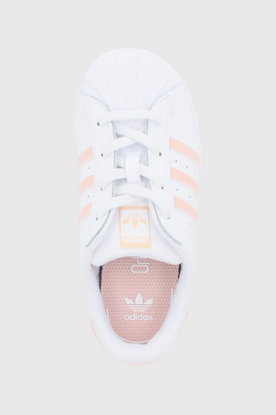 biały adidas Originals Buty dziecięce SUPERSTAR I EL GZ2882