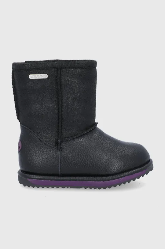 crna Dječje kožne cipele za snijeg Emu Australia Sparkle Trigg Za djevojčice