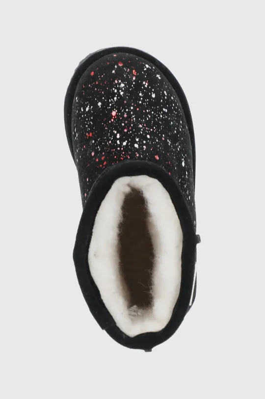 μαύρο Μπότες χιονιού σουέτ για παιδιά Emu Australia Galaxy Brumby