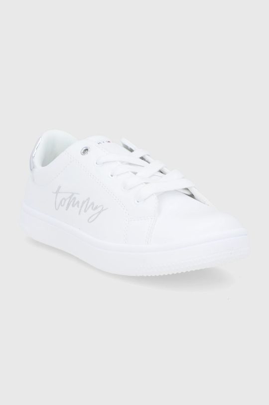 Dětské boty Tommy Hilfiger bílá