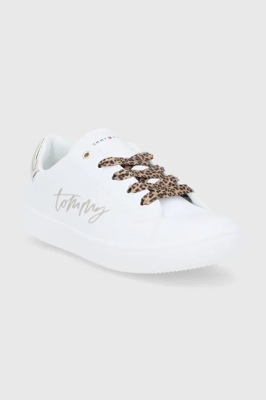 Παιδικά παπούτσια Tommy Hilfiger λευκό