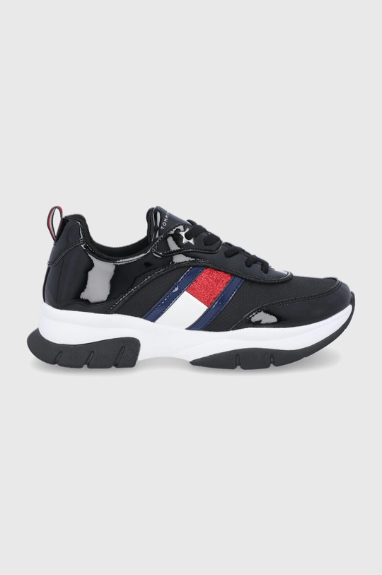 czarny Tommy Hilfiger Buty dziecięce Dziewczęcy