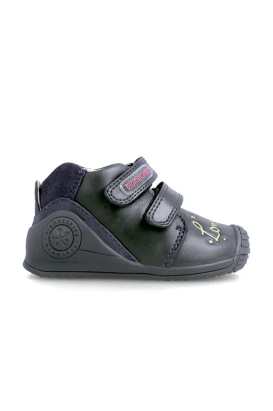 Δερμάτινα παιδικά κλειστά παπούτσια Biomecanics σκούρο μπλε