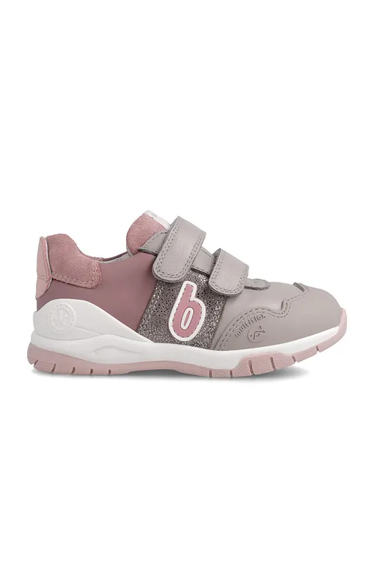 Παιδικά δερμάτινα παπούτσια Biomecanics ροζ
