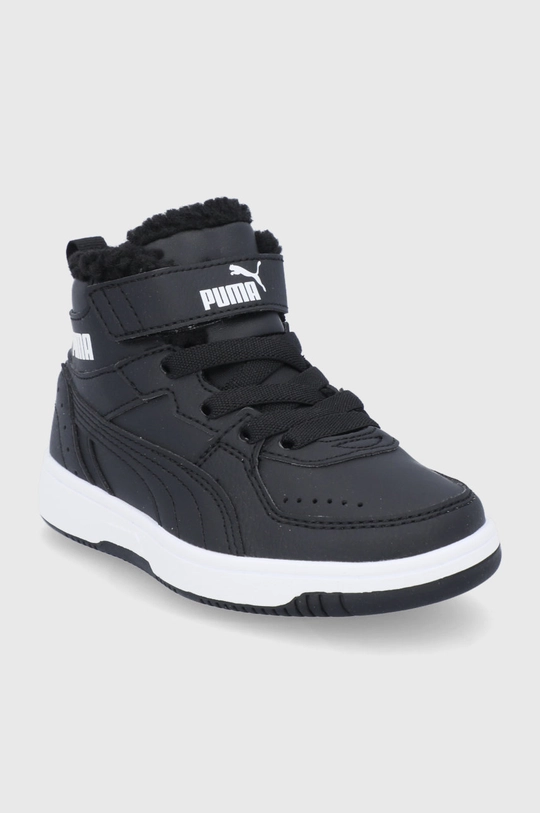 Παιδικά παπούτσια Puma Puma Rebound Joy Fur PS μαύρο