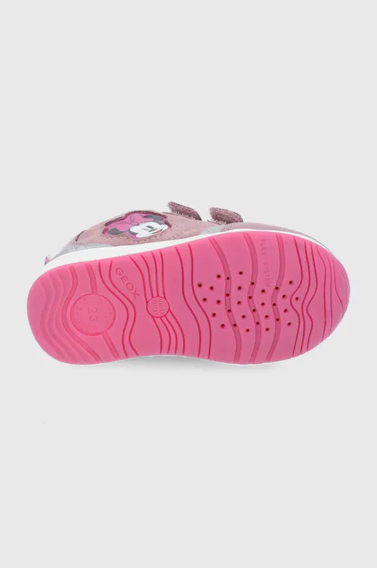 Παιδικά δερμάτινα παπούτσια Geox Για κορίτσια