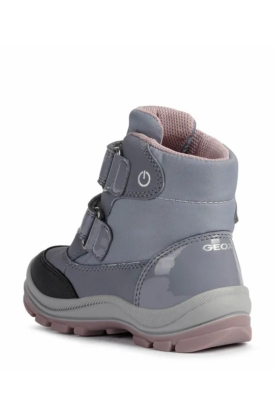 Παιδικές μπότες χιονιού Geox  Πάνω μέρος: Συνθετικό ύφασμα Εσωτερικό: Συνθετικό ύφασμα, Υφαντικό υλικό Σόλα: Συνθετικό ύφασμα