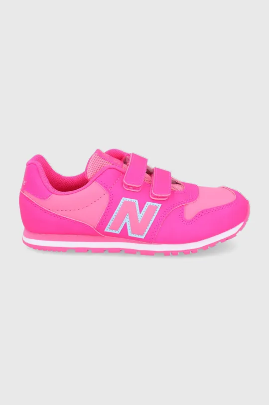 różowy New Balance Buty dziecięce PV500WNP Dziewczęcy