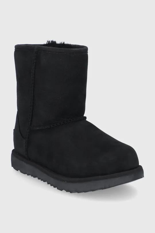 Dječje cipele za snijeg od brušene kože UGG crna