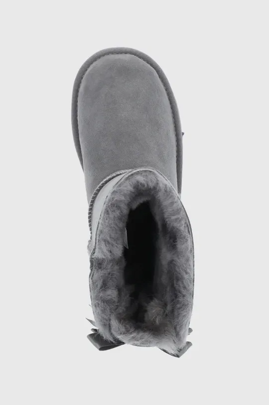 серый Детские замшевые сапоги UGG Bailey Bow II