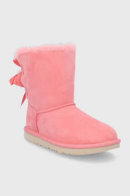 Μπότες χιονιού σουέτ για παιδιά UGG ροζ