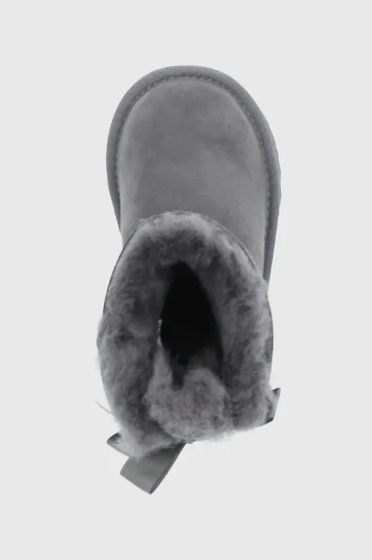 siva UGG otroški zimski čevlji Bailey Bow II