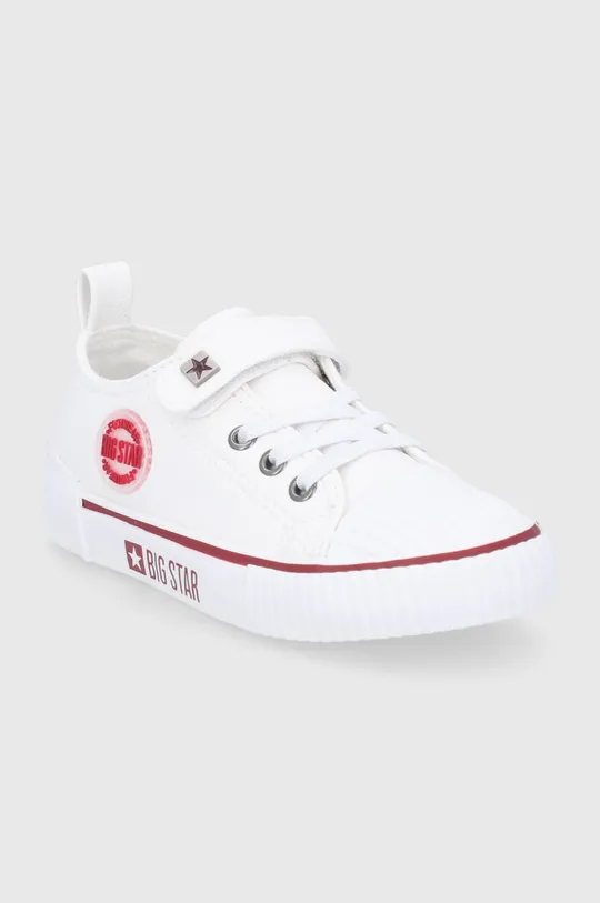 Παιδικά πάνινα παπούτσια Big Star λευκό
