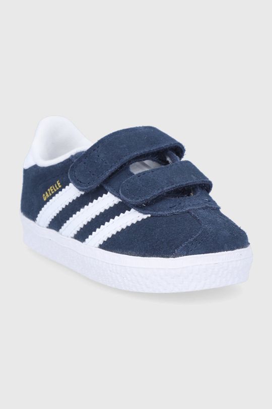 Adidas Originals Pantofi din piele întoarsă pentru copii CQ3138 bleumarin