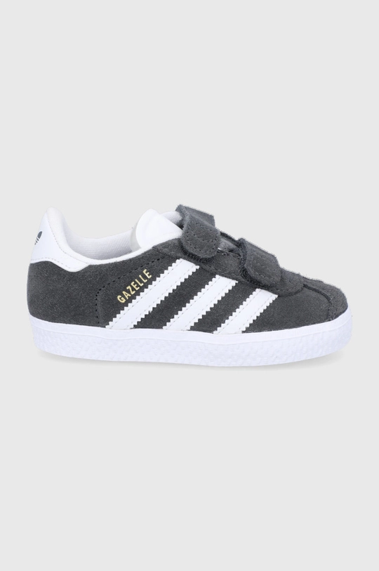 szary adidas Originals Buty zamszowe dziecięce CQ3140 Dziecięcy