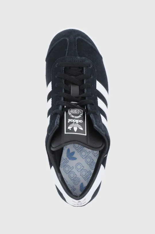чёрный Детские замшевые кроссовки adidas Originals Hamburg H06605