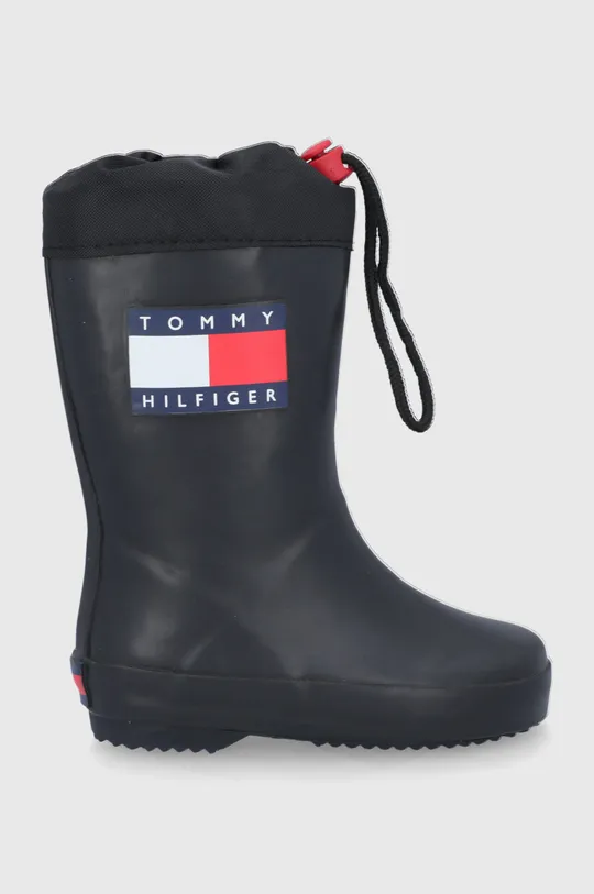 czarny Tommy Hilfiger Kalosze dziecięce Dziecięcy