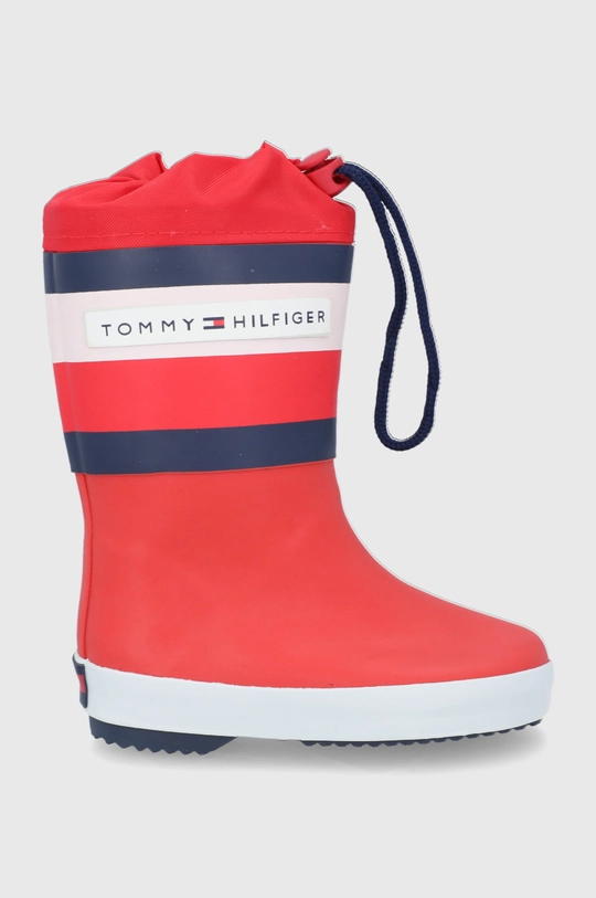 červená Detské gumáky Tommy Hilfiger Detský