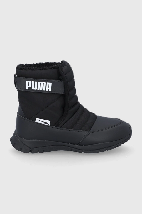 чорний Дитячі зимові черевики Puma Puma Nieve Boot WTR AC PS Дитячий