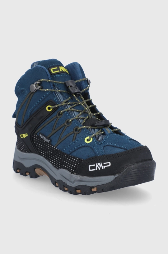 Detské topánky CMP KIDS RIGEL MID TREKKING SHOE WP tmavomodrá