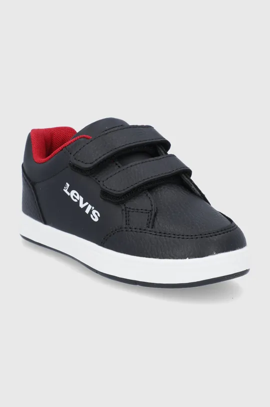 Παιδικά παπούτσια Levi's μαύρο