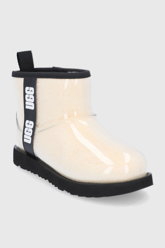 Dječje gumene čizme UGG Classic Clear Mini bež