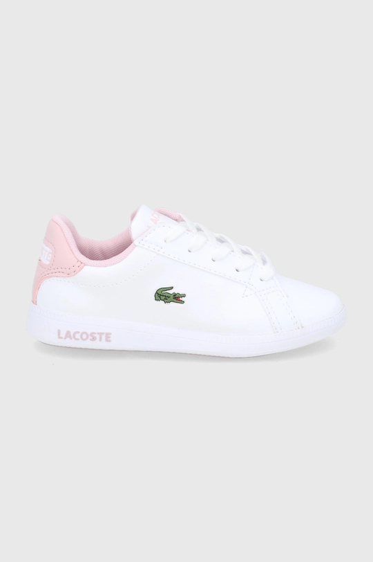 biały Lacoste Buty dziecięce 41SUC0006.1Y9 Dziecięcy