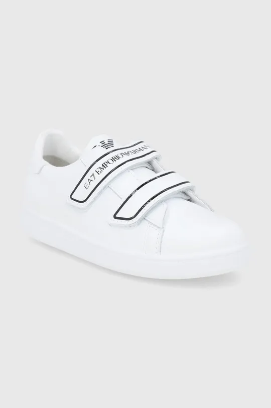 Παιδικά παπούτσια EA7 Emporio Armani λευκό