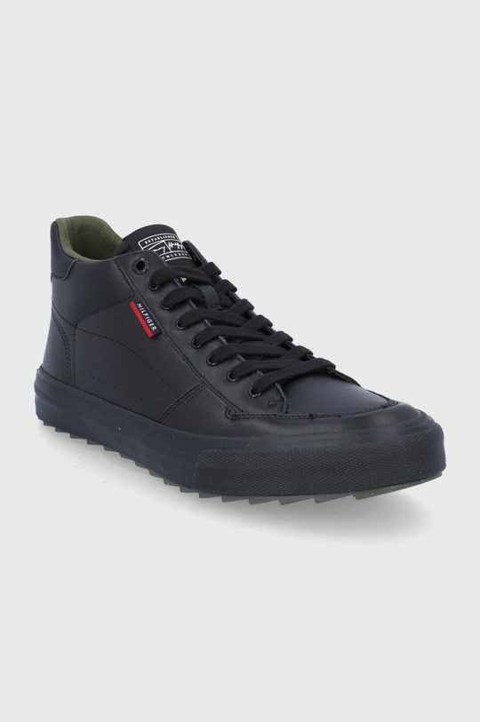 Tommy Hilfiger Buty skórzane FM0FM03748 czarny