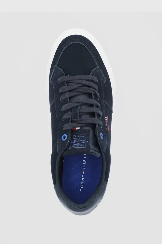 σκούρο μπλε Σουέτ παπούτσια Tommy Hilfiger
