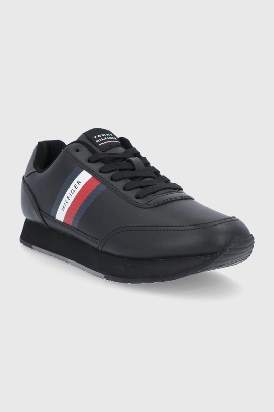 Tommy Hilfiger Buty skórzane FM0FM03814 czarny