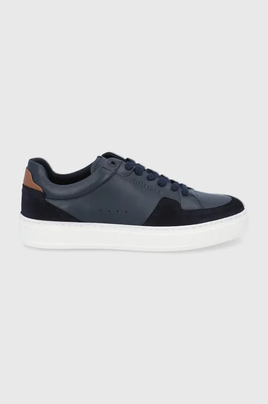 granatowy Tommy Hilfiger Buty skórzane FM0FM03830 Męski