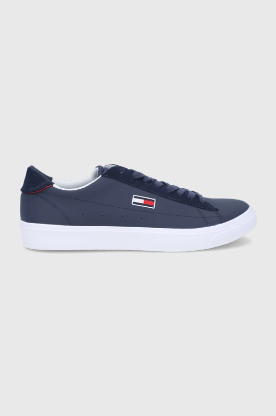 granatowy Tommy Jeans Buty skórzane EM0EM00804.C87 Męski