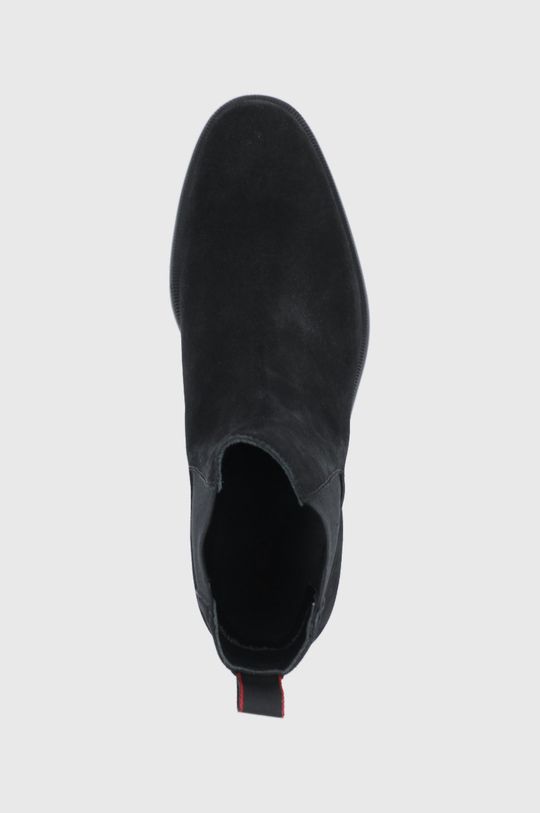 čierna Kožené topánky Chelsea Hugo