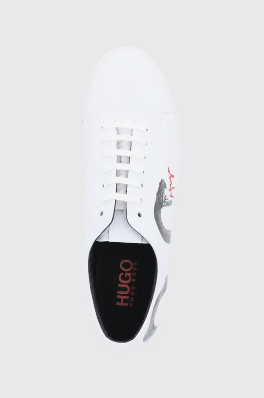 білий Шкіряні черевики Hugo