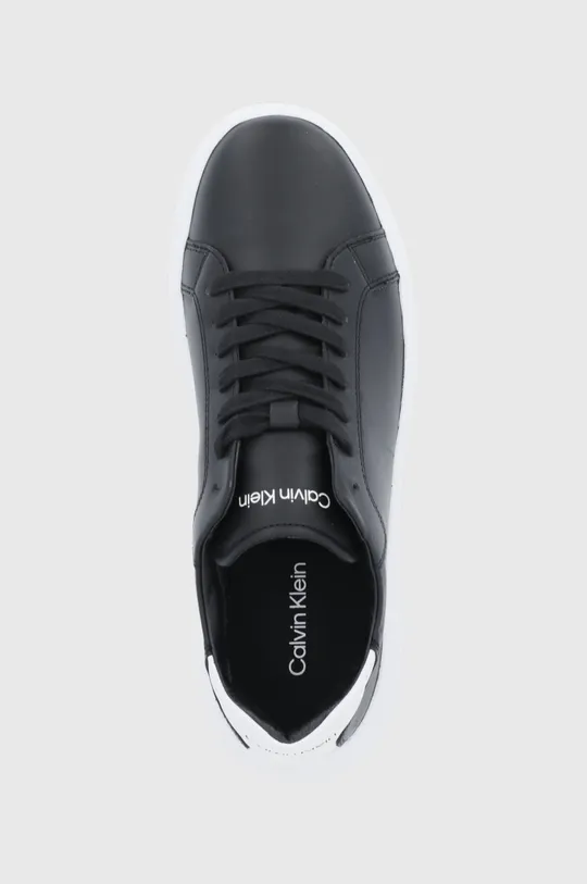 czarny Calvin Klein buty skórzane