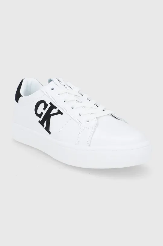 Calvin Klein Jeans bőr cipő fehér