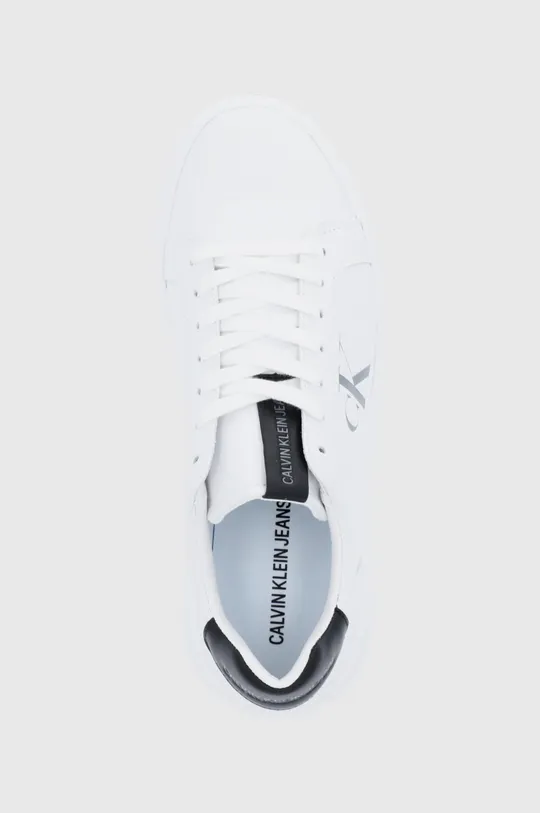 biela Kožená obuv Calvin Klein Jeans