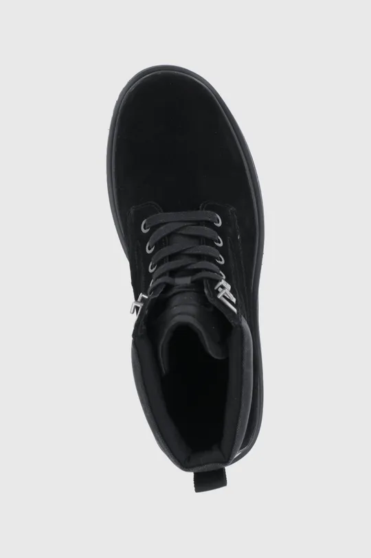 μαύρο Μπότες πεζοπορίας από σουέτ Calvin Klein Jeans