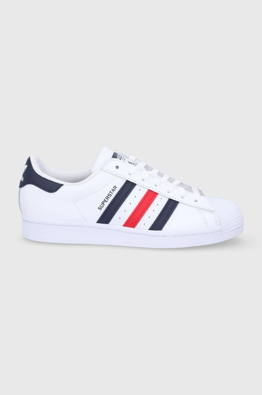 biały adidas Originals Buty skórzane FX2328 Męski