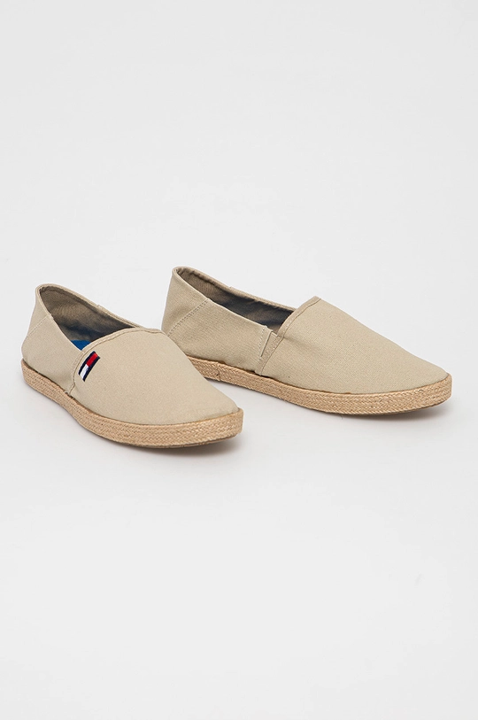 Espadrilky Tommy Jeans béžová