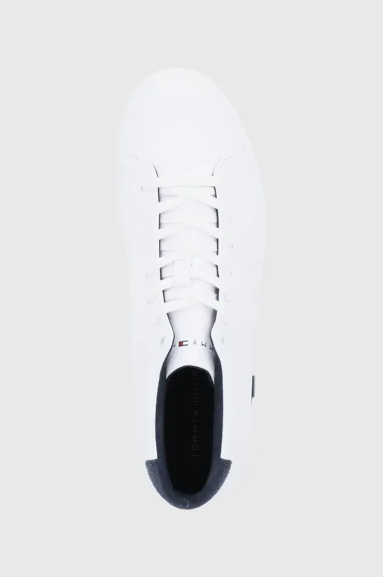 λευκό Δερμάτινα ελαφριά παπούτσια Tommy Hilfiger