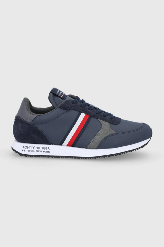 granatowy Tommy Hilfiger Buty skórzane Męski