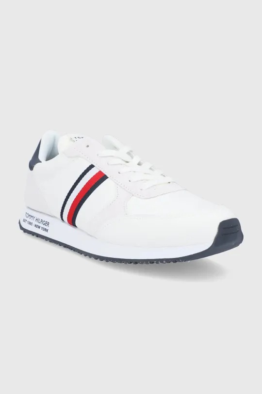 Tommy Hilfiger Buty skórzane beżowy