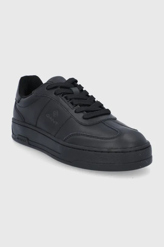Шкіряні черевики Gant чорний