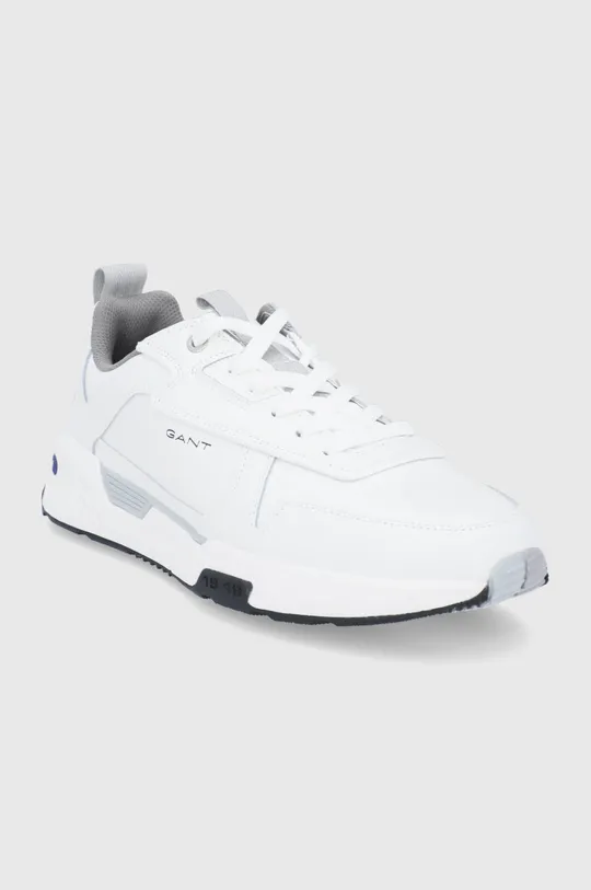 Δερμάτινα παπούτσια Gant Carst λευκό