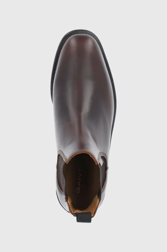 hnedá Kožené topánky Chelsea Gant Brockwill